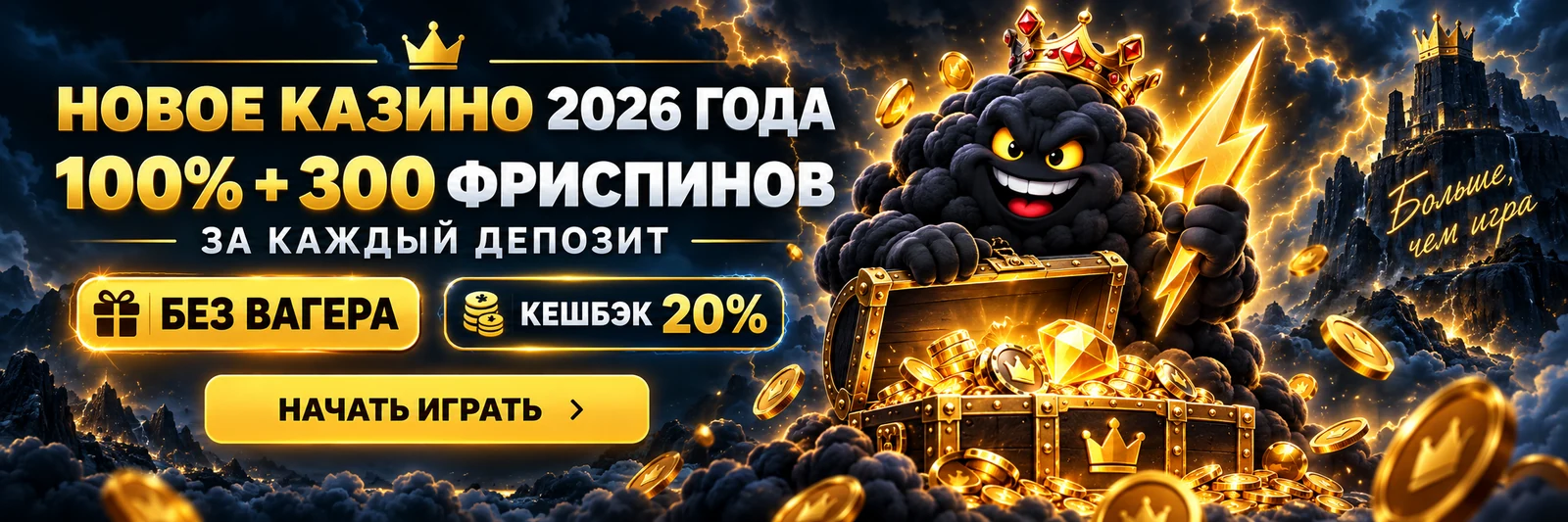 Stormbet — новое казино 2026 года, бонус и фриспины